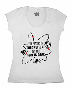 Camiseta Feminina Teoria Física na internet
