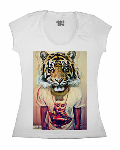 Camiseta Feminina Espírito do Tigre na internet