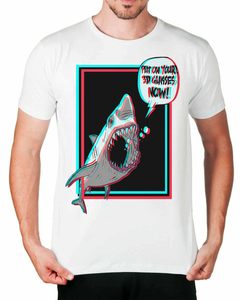Camiseta Tubarão 3D - comprar online