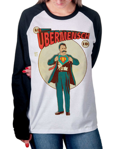 Camiseta Raglan Manga Longa Ubermensch na internet