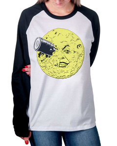 Camiseta Raglan Manga Longa Viagem a Lua de Julio Verne na internet