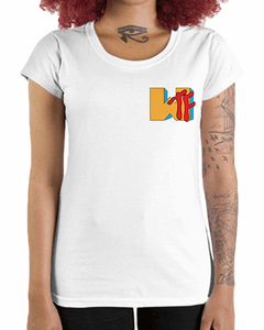 Camiseta Feminina WTF de Bolso