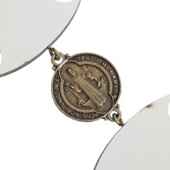 Imagem do Adorno de Luxo Medalha e Face de São Bento