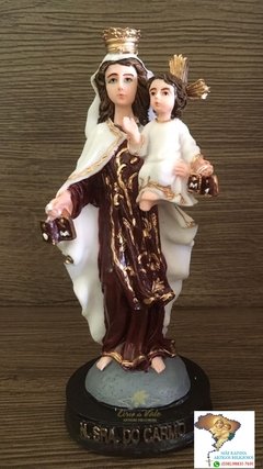 Imagem de Nossa Senhora do Carmo em resina - 15CM