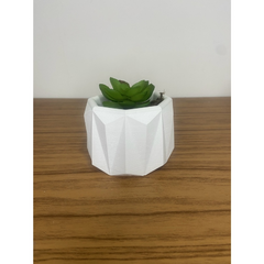 Kit 6 Unidades Vasos de Gesso Texturizado para Suculentas, Cactus e Plantas, lindos para decoraração, presentear, noivados