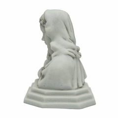 Imagem Busto Nossa Senhora com Menino Jesus em Mármore - 17cm Madona na internet