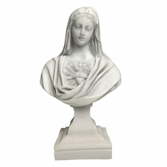 Imagem de Imaculada Coração de Maria Busto em Mármore - 27 cm