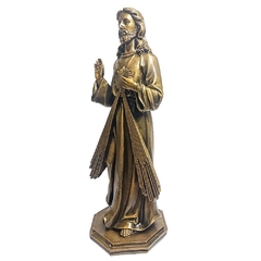 Imagem de Mármore de Jesus Misericordioso Bronze - 40 cm - comprar online