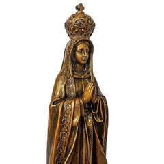 Imagem de Nossa Senhora de Fátima Bronze de Mármore - 42 cm - comprar online