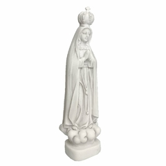 Imagem de Nossa Senhora de Fátima de Mármore - 20 cm - MÃE RAINHA ARTIGOS RELIGIOSOS