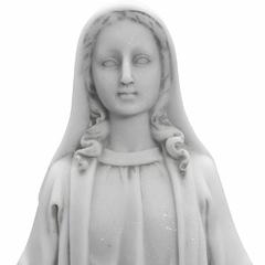 Imagem Nossa Senhora das Graças com Medalha Milagrosa em Mármore - 41cm - comprar online