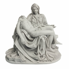 Imagem de Nossa Senhora Pietá de Mármore - 26 cm - comprar online