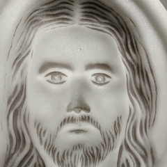 Imagem Olhar de Cristo 3D em Mármore 27 cm x 17 cm - comprar online