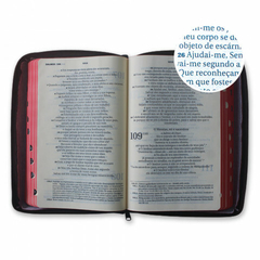 Bíblia Letra Maior Zíper - Marrom - comprar online
