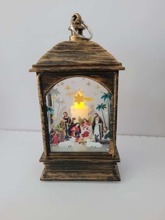 Luminária Lamparina Presépio Decoração Sagrada Família Menino Jesus Natal na internet