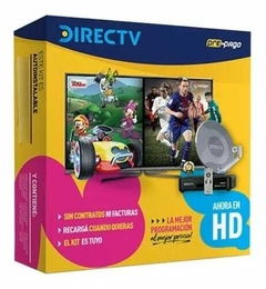 Antena Direct Tv Kit Prepago Completo 46 Cm Auto Instalable