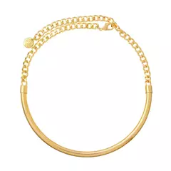 COLAR CHOKER PEÃO METAL DOURADO