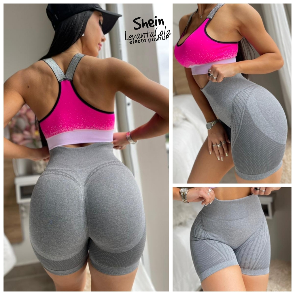 Leggins Deportivos Gym Push Up Levanta Cola Shein