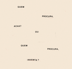 Quem procura acha? 30x30