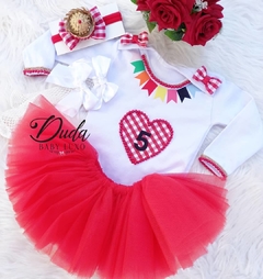 Conjunto TUTU Mesversário Arraiá