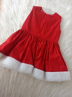 VESTIDO MAMÃE NOEL TAMANHO 1