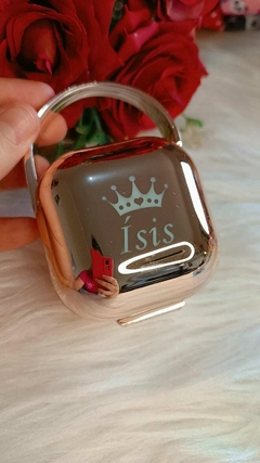 PORTA CHUPETA ROSE NOME ISIS