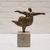 Escultura Bailarina bronze em alumínio 30x20x12 cm