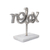 Escultura Relax prata com base em mármore 25X20X10 cm - comprar online