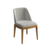 Cadeira Estofada Zara em Linho - Amêndoa - comprar online