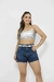 Short Cinto Prata Brilho - comprar online