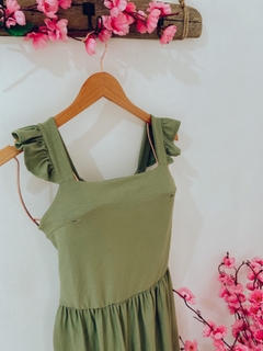 Vestido Amelia Curto - Verde - Lírios do Campo Store