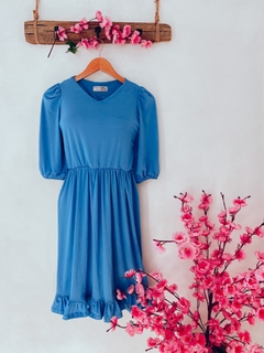 Vestido Gabrielle - Azul Turquesa - comprar online