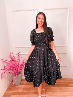 Vestido Larah - Preto Coração - comprar online