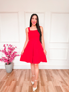 Vestido Poliana - Vermelho - comprar online