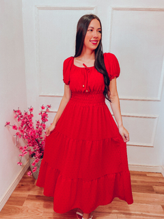 Vestido Monique - Vermelho - comprar online