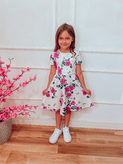 Vestido Ana Infantil - Rosa - comprar online