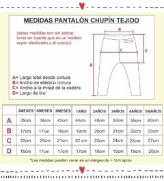 chupín TEJIDO gama - 6 meses - tienda online