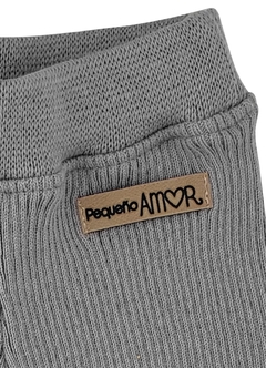 Pantalón chupín TEJIDO gris cinzeto - 9 meses en internet