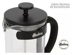 CAFETERA C/ EMBOLO NEGRA 800 ML-HUDSON - comprar online