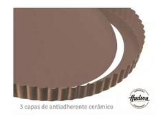 MOLDE TARTERA DESMONTABLE HUDSON C/DOBLE CAPA ANTIADHERNTE 27 CM - comprar online