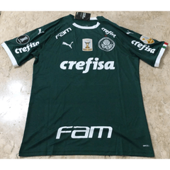 Camisa Puma Palmeiras 2019 Verde Completa Patrocínios e Patch Libertadores