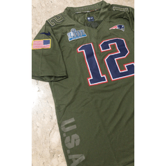 Camisa Nike New England Patriots NFL Salue To Service Patch Superbowl LIII - comprar online