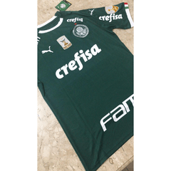 Camisa Puma Palmeiras 2019 Verde Completa Patrocínios e Patch Libertadores - comprar online