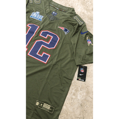 Camisa Nike New England Patriots NFL Salue To Service Patch Superbowl LIII na internet