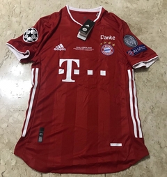 Camisa Adidas Bayern Munich Final Champions League 2020 - Modelo Jogador