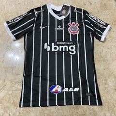 Camisa Nike Corinthians 2020 Completa Patrocínios Preta