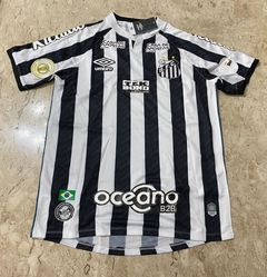 Camisa Umbro Santos II 2020 Completa com Patrocínios e Patch Brasileirão