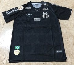 Camisa Umbro Santos III 2019 Completa com Patrocínios e Patch Brasileirão - Sem nome e Número