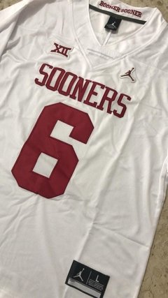 Camisa Jordan Oklahoma Sooners NCAA Futebol Americano - comprar online