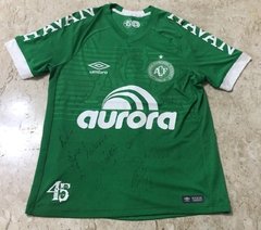 Camisa Umbro Chapecoense I 2018 Usada em Jogo e Autografada